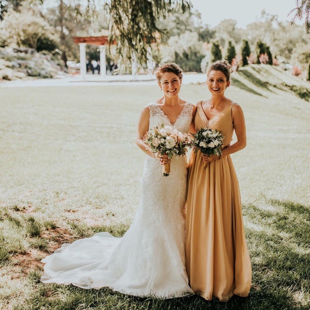 J.J. House floor length dress